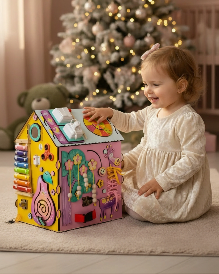 Personalized Activity Cube — Wood Edition