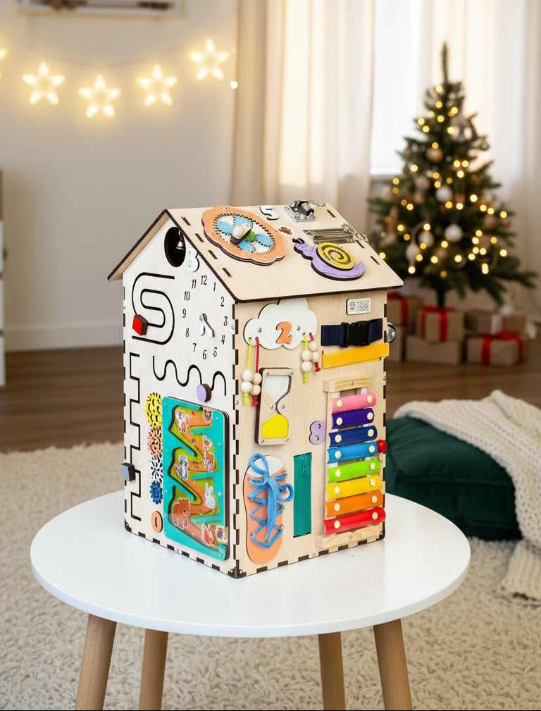 Educational Sensory Cube — First Skills