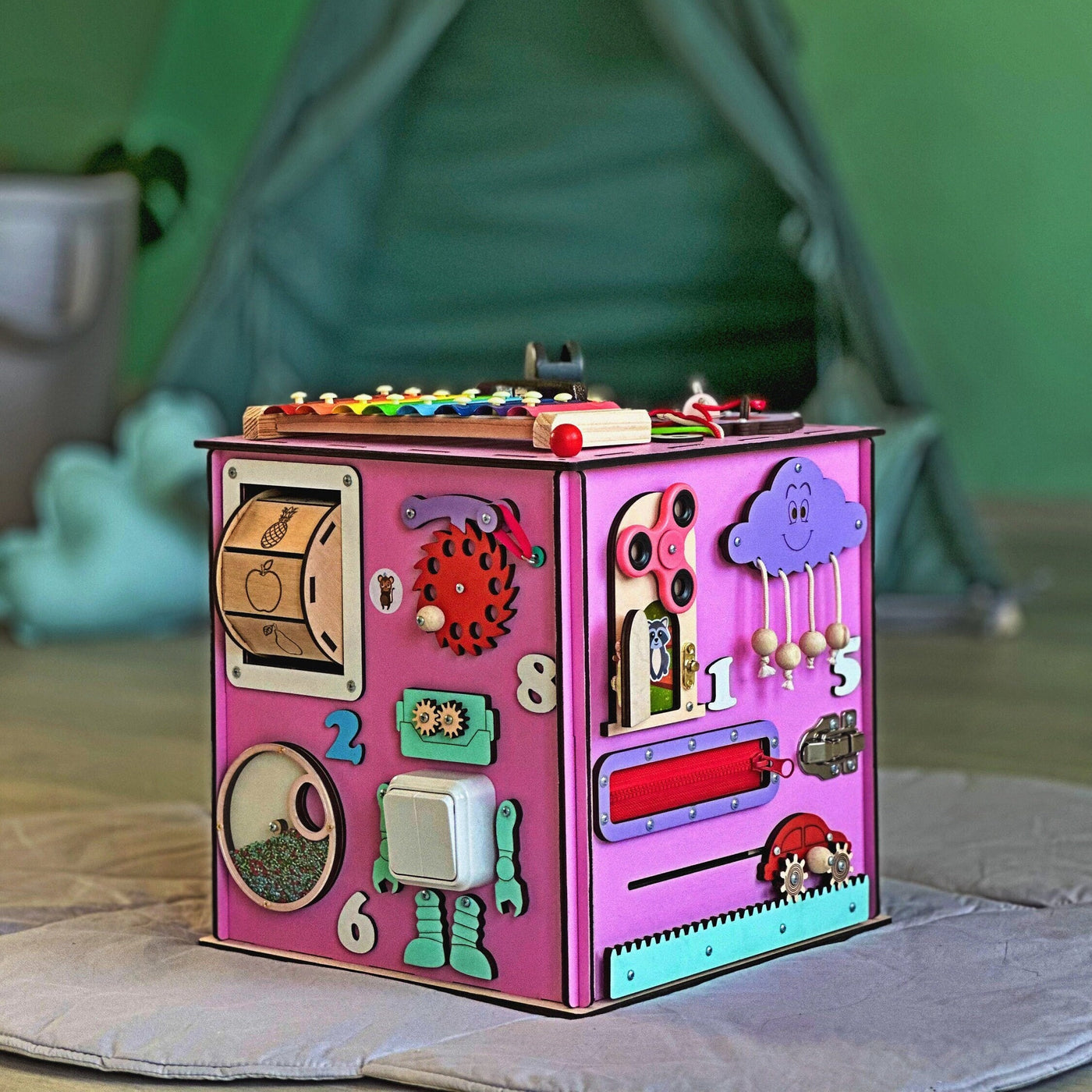 Personalized Sensory Busy Cube