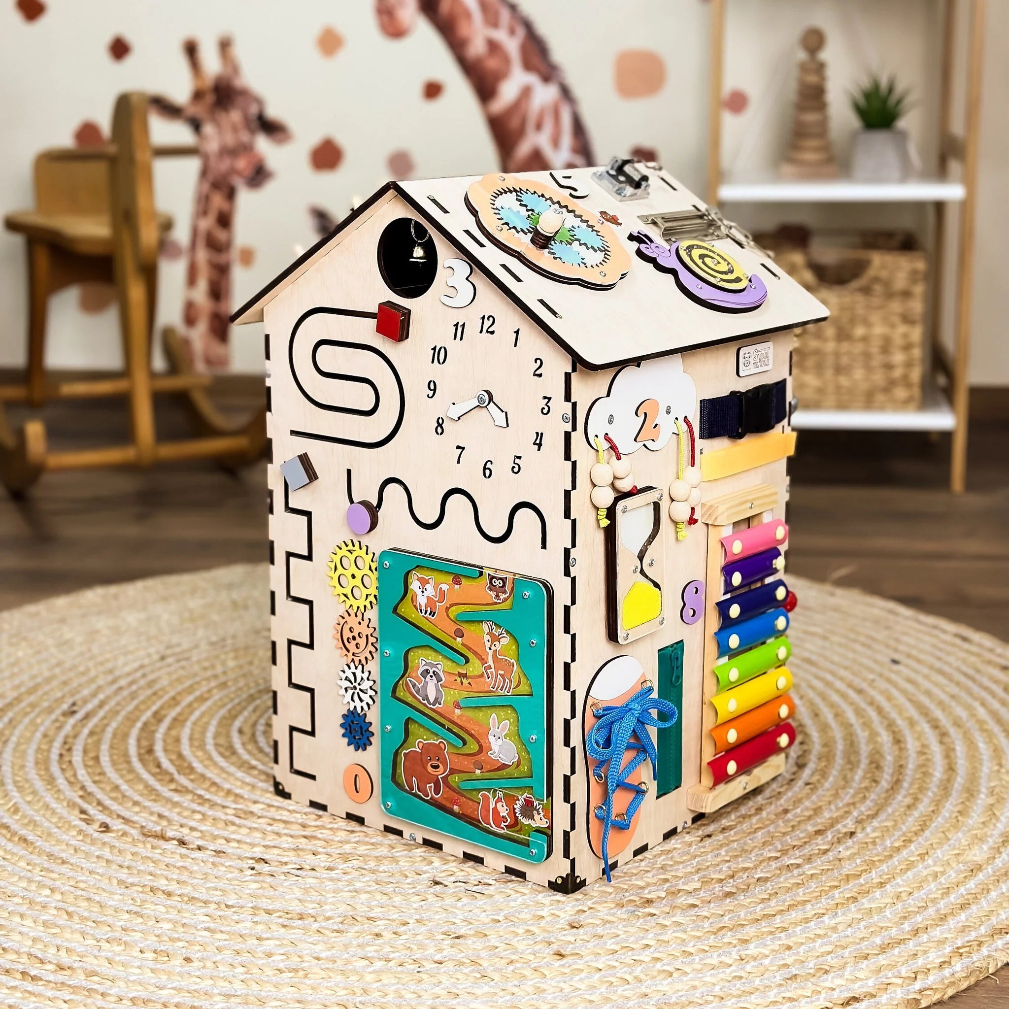 Handmade Montessori Busy House