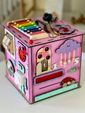 Colorful Wood Montessori Cube